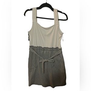 Ultra flirt, black and white XL dress